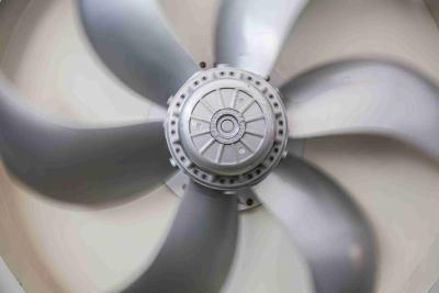 China 9500m3/h Industrial External Rotor Axial Flow Fan 500mm AL Alloy Sickle Blade for sale