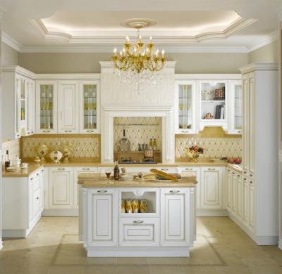 China modular kitchen designs,kitchen supplies from China,solid wood door panel,white kitchen cabinets image for sale