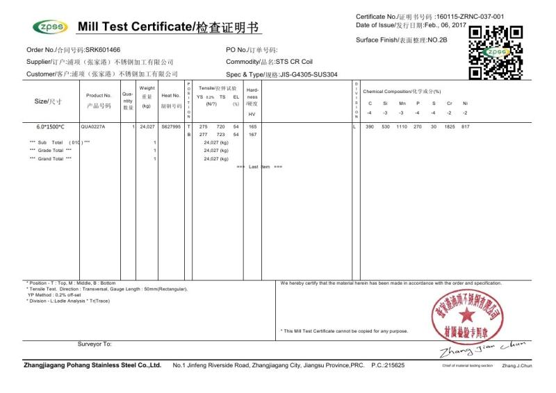 TEST - Jiangsu Hai Yi Da Metal Products Co., Ltd