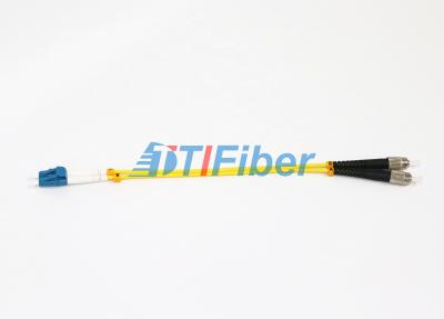 China Yellow Lc Fc Patch Cord Simplex Fiber Optic Cable Single Mode For CATV networks for sale