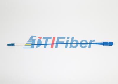 China 2.0mm Blue Fiber Cable Fiber Optic Patch Cord Singlemode Simplex for sale