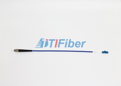 China FC Fiber Optic Patch Cord With G657A1 Fiber ,  LSZH Armored Fiber Patch Cable for sale