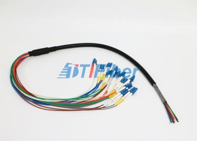 China Outdoor Fiber Optic Pigtail With 2.0mm Fan - Out Cable LC Connectors for sale