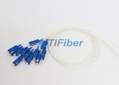 China 12 core Optical Fiber Pigtail with LSZH Jacket for SC Fiber Optic Connector for sale