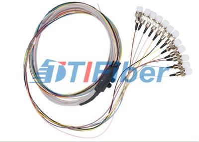 China Ribbon Single Mode Fiber Pigtails With FC Fiber Optic Connector for sale