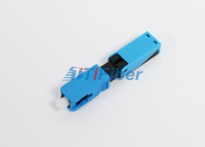 China UPC Precision Ceramic Ferrule SC Fast Fiber Optic Connector for FTTH Drop Cable for sale