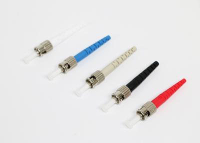 China ST 2.0mm 3.0mm Optical Fiber Connector Simplex with Metal Housing for sale