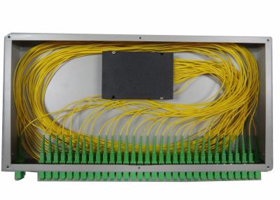 China 1x16 PLC Optical Fiber Splitter For Rack Mounted Fiber Terminal Box for sale