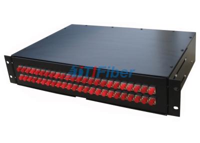 China 48 Core Fiber Optic Cable Patch Panel For FC / UPC Optical Fiber Patch Cord for sale