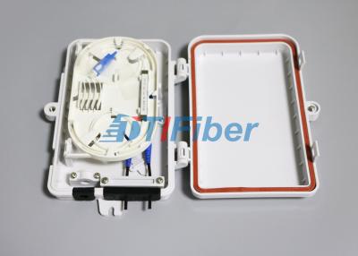 China FTTH Optical Fiber Termination Box With 4port SC LC Fiber Optic Connectors for sale