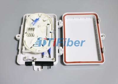 China FTTH Mini Outdoor Fiber Optic Distribution Box 1x4 PLC for sale