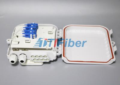 China Networks FTTH Distribution Box SC 8 Port Waterproof  , Fiber Termination Box for sale