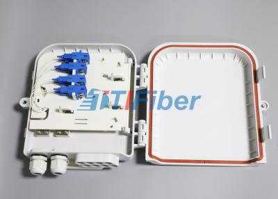 China SC 8 Port Waterproof Fiber Optic Distribution Box for FTTH Networks for sale
