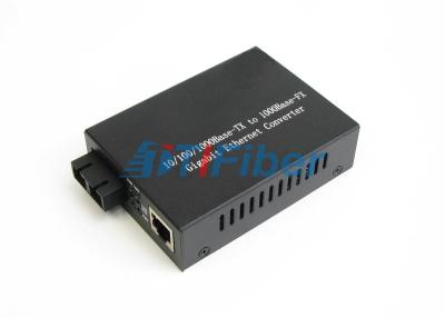 China 10/100/ Mbps Fiber Optic Media Converter / Network Gigabit Ethernet Media Converter for sale