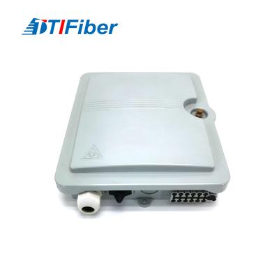 China Caja de distribución de la fibra del divisor de la fibra de la base de la base 48 de la base 24 de la base 12 del uso 4 de la comunicación en venta
