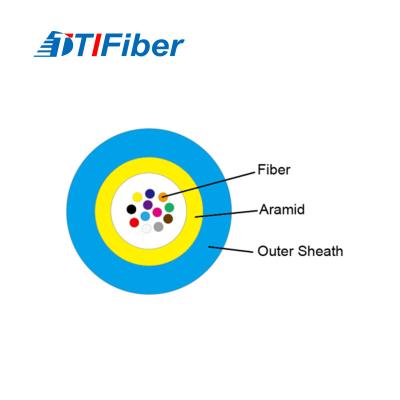China Indoor Mini  Fiber Cable 3.0MM Optical Cable With Round OFNP Jacket for sale
