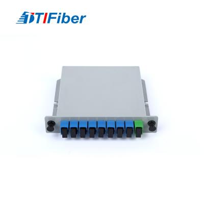China 1x2 1x4 1x8 1x16 1x32 PLC Fiber Optic Splitter SC UPC Connector for sale