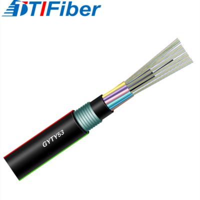 China 12 24 48 96 288 Core Fiber Optic Cable Armoured G652D Loose Tube for sale