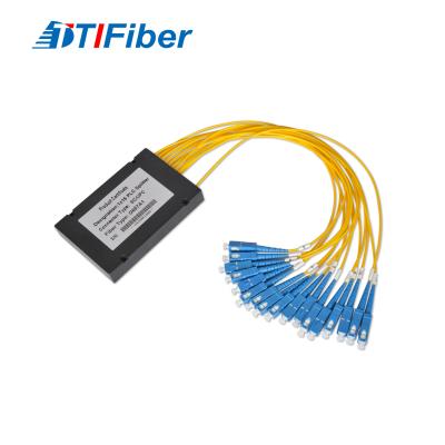 China LSZH 1*16 Fiber Optic Splitter Easy Processing For Passive Optical Network for sale