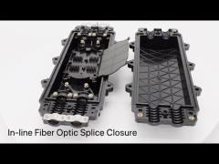 In-line Fiber Optic Splice  Closure