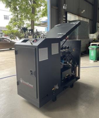 中国 Residential Super Silent Asynchro Water Cooled 8kw 10kva 10kw Natural Gas LPG Biogas Micro CHP Cogenerator 販売のため