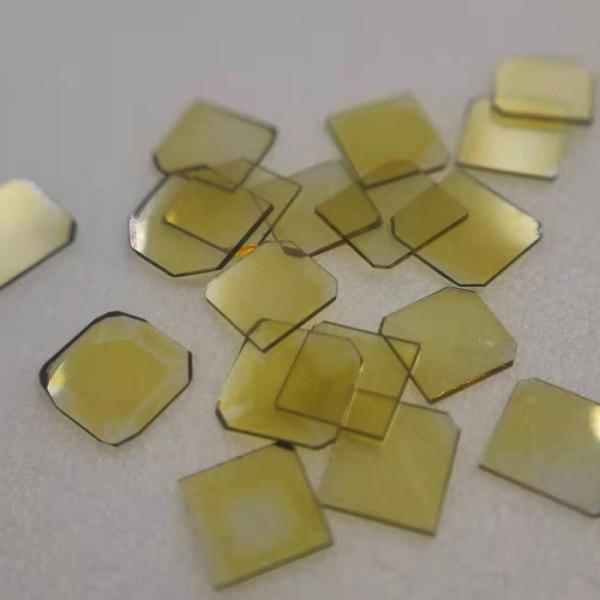 Quality Yellow White Blue Lab Grown Diamond Seeds Square HPHT Mono Diamond Substrate for sale