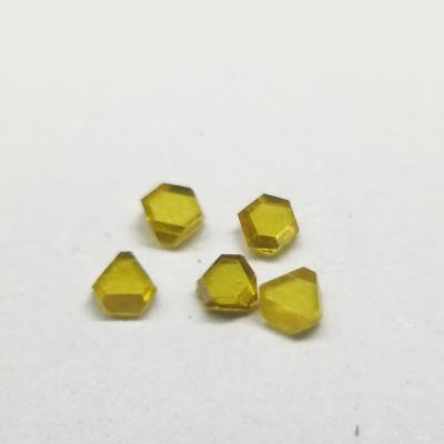 China Single Crystal HPHT Lab Grown Diamonds Mono Synthetic Diamond Grit For Drawing die for sale