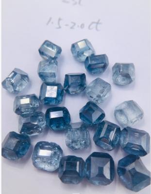 China Rough Blue HPHT Lab Grown Diamonds 0.5ct - 5.0ct Vs Si Clarity for sale