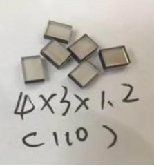 Quality 5x3x1.2mm Monocrystalline Diamond CVD 2PT 110 / 4PT 100 Mechanic Grade for sale