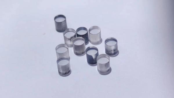 Quality Dia 2.5 X 3mm Colorless CVD Diamond Cylinder Optical Grade Top And Bottom for sale