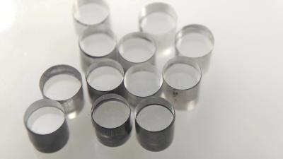 China Dia 2.5 X 3 mm CVD incoloro cilindro de diamante de grado óptico superior y inferior pulido en venta