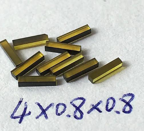 Quality 3 X 0.6 X 0.6mm 4 X0.8 X0.8mm MCD Diamond Sticks Mono-Crystal Diamond Hpht MCD for sale