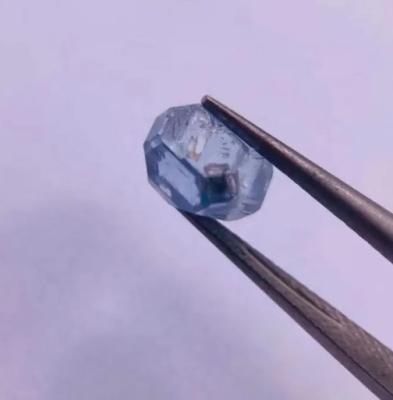 China Rough Lab Grown Blue Diamonds 1 Carat VVS Clarity HPHT CVD process for sale