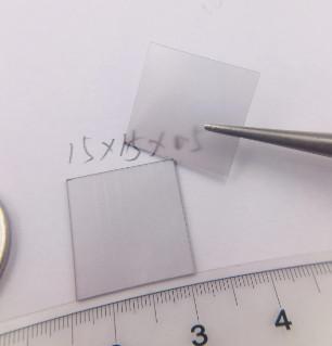 Quality 14x14x0.4mm MPCVD Lab Grown Diamond Rough Square Cvd Diamond Wafers Diamond for sale