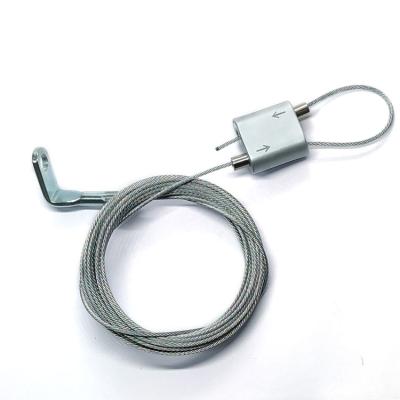China Wire Rope With 90 Deg Eyelet End Fixing Suspension Kit From Concrete Ceiling for sale