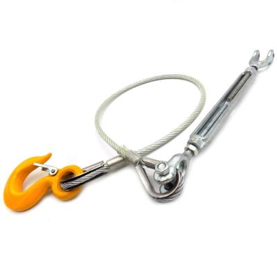Китай Galvanized Steel Wire Rope Cable Rigging Assembly Reinforced Ferrule Steel Wire Rope Sling For Lifting продается