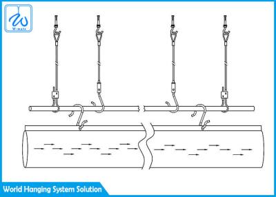 China Slide Track Suspension HVAC Hanging Kit Custom Length SGS Certificated for sale