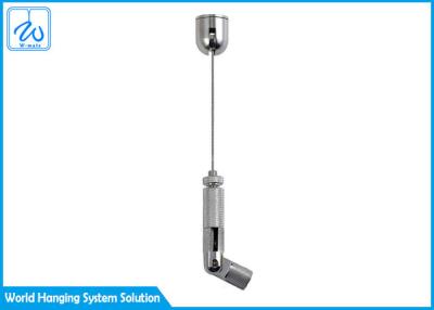 China Sloped Pendant Light Suspension Kit , Ceiling Swivel Led Light Hanging Kit for sale