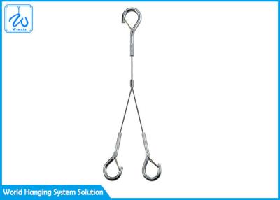 China Y - Hook End Art Cable Hanging System For Picture Display 12mm Safe Wire Thickness for sale
