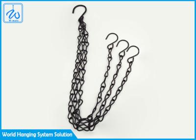 China S Shape Hook Chain Hanging Kit , Steel Plant Hanging Kit 12kg Bearing Load for sale