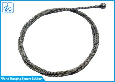中国 炭素鋼の球のすねが付いている低価格のステンレス鋼の付属品ワイヤー ロープ 販売のため
