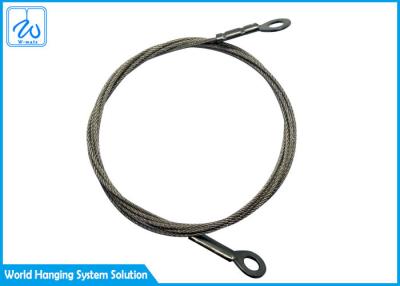 China 7x19 High Tensile Wire Rope Rigging Equipment Slings Hanging Hardware With End Eyes for sale