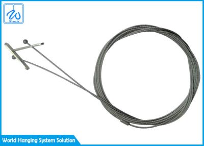 China 2 - Leg  7x7 Wire Rope Sling Assembly With Paddle Ends For Plant Hanging Basket for sale
