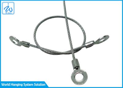China High Tensile Galvanise Wire Rope Ends Eye & Sling Safety Lanyard Tool for sale
