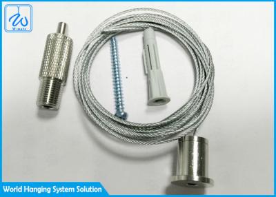 Chine Kit accrochant de suspension convenable légère de fil avec l'attachement de plafond de corde de fil d'acier à vendre