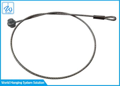 中国 Stainless Steel Wire Rope Assembly Adjustable Safety Cable With Hook Wire Rope Lanyards 販売のため