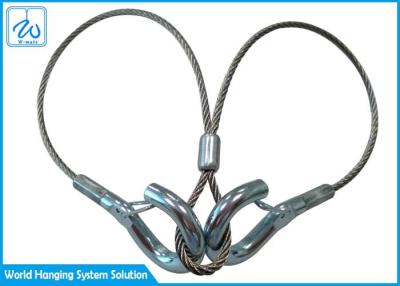 China De alta elasticidade galvanizado encalhou a segurança do estilingue da corda de fio de aço à venda