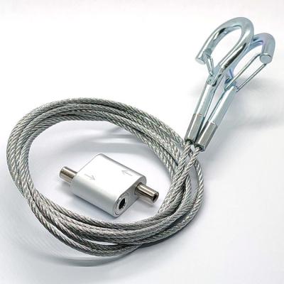 Chine Garnitures accrochantes de Kit Steel Wire Cable Gripper de suspension intermédiaire de pinces de régleur de câble de bouclage à vendre