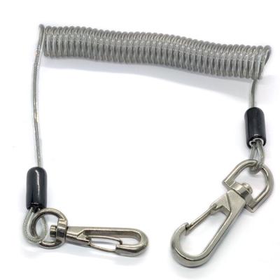 China Tool safety lanyards Heavy duty swivel carabiner Tool Security Tether for sale