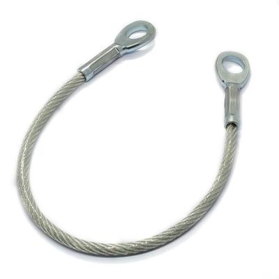 China Wholesale PVC-Coated Stainless Steel Wire Rope Cable Flemish Eye Sling for sale
